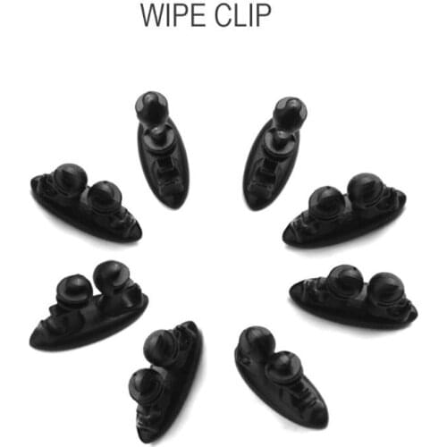 VODOOL 8pcs Car Wire USB Cable Holder Tie Clip Fixer Organizer Line Clamp Black Exquisite Line Clamp Easy to Clip and Remove