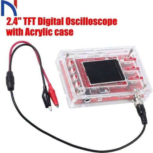 Case DSO138 DS0138 2.4" TFT Pocket-size Digital Oscilloscope Handheld Acrylic DIY Case Cover Shell for DSO138
