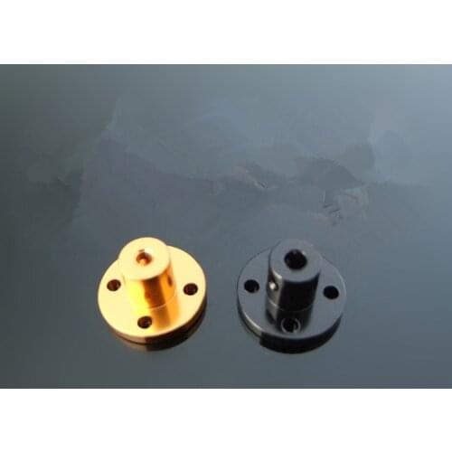 Aluminum alloy flange coupling 3mm 4mm 5mm 6mm 8mm purple seat axle shaft support 1set