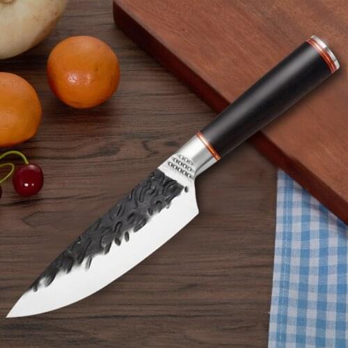 Fruit Knife Forged Stainless Steel Kitchen Chef Knife Wood Handle Meat Cleaver Kitchen Accessories