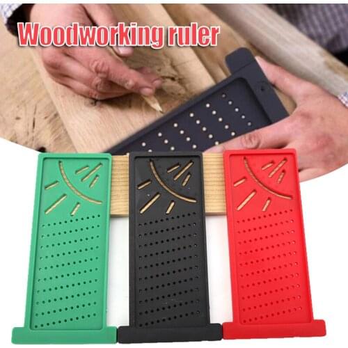 Multifunctional Wood Working Ruler 3D Mitre Angle Measuring Durable Gauge Square Size Measure Tool for Underline jlrr