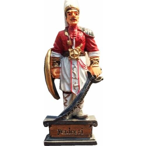 New Hand-painted Turkey Warrior 3D Fridge Magnet Travel Souvenir Refrigerator Magnetic Stickers Gift