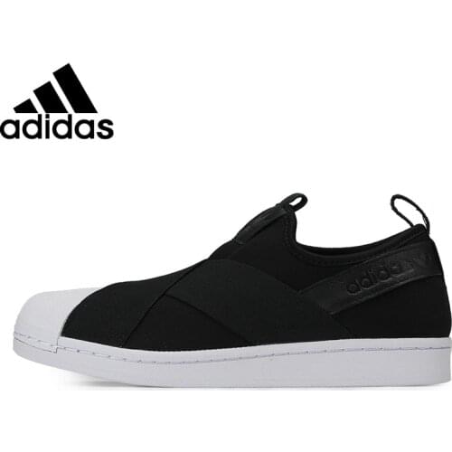 Original New Arrival Adidas Originals SUPERSTAR SLIP ON Unisex Skateboarding Shoes Sneakers