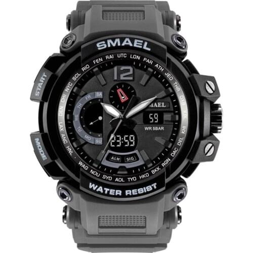 New Military Mens Quartz Watch Waterproof 50M Shock Resitant Fashion Sport Watches Quartz Digital Clock Men Watch