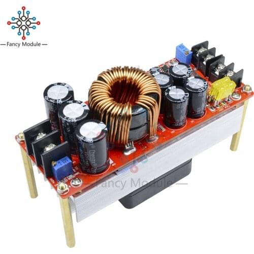 1500W 30A DC-DC 10-60V to 12-90V Boost Converter Step Up Power Supply Module Constant Current with Fan