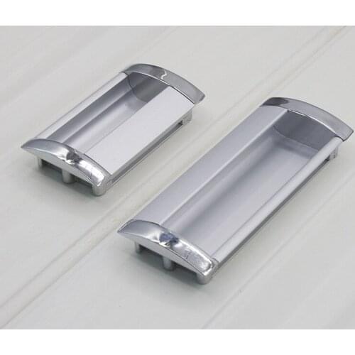 Handle sliding door concealed door handle embedded invisible, thickened aluminum alloy handle