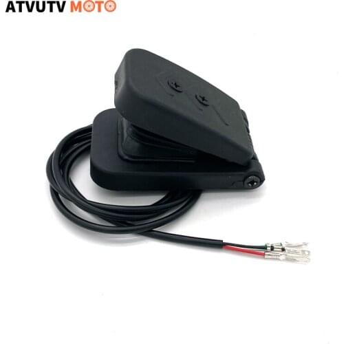 3 wires Motorcycle Foot Throttle Accelerator Throttle Speed Control Pedal For ATV Electric Bike Scooter Quad Go Cart