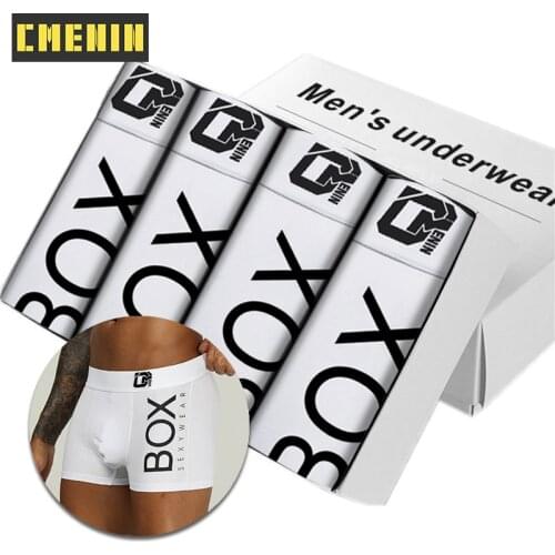 4pcs/lot Cotton Male Panties Men Underwear Boxer Breathable Underpants Man Boxer Comfortable Shorts Homme Boxershort Cueca 212