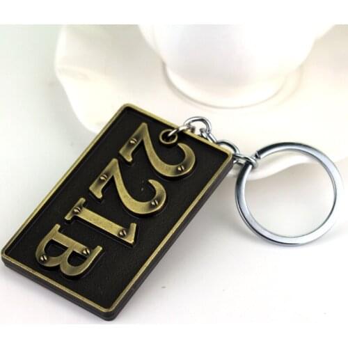 Sherlock-221B Auto Key Chain Key Holder Key Chains Rings Holder Pendant Auto Parts