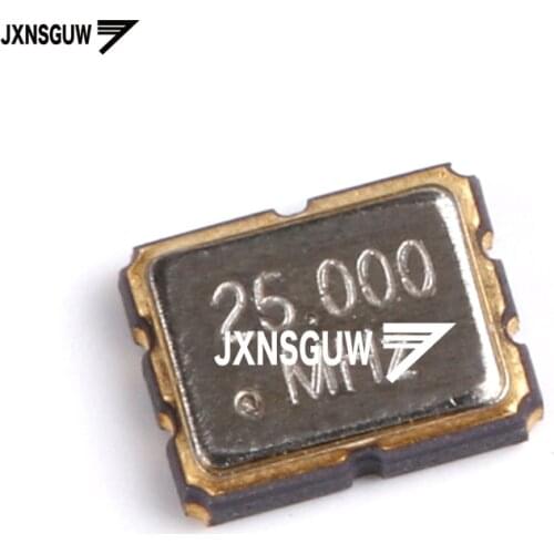 10PCS SMD active crystal 3225 25.000MHz 20PPM volume 3.3V 3.2*2.5mm 4 foot resonator