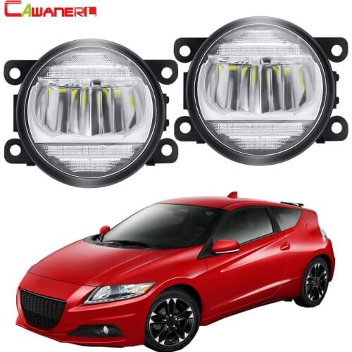 2in1 Fog Light Assembly DRL For Honda CR-Z CRZ 2013 2014 2015 Car Front Bumper LED Fog Light Daytime Running Lamp 30W 8000LM 12V