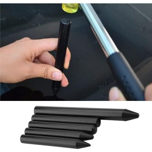 5 Pcs Black Nylon Tap Down Knock Pen Dent Removal Repair Tool Nylon Car Dent Repair Pen Tools