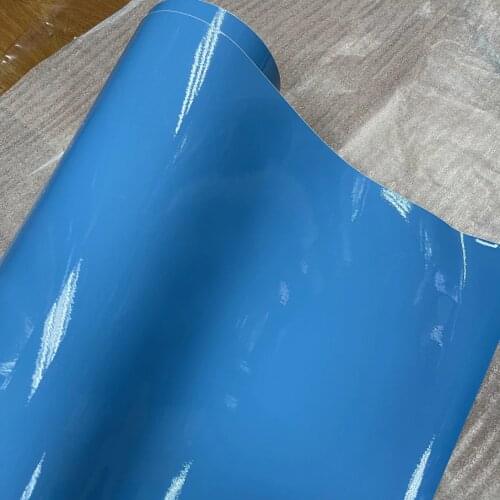 50cm*200/300cm Classic light blue Vinyl Gloss Car Wrap Foil Sticker Film Car Motorcycle Scooter HOOD Roof Wrapping Covering