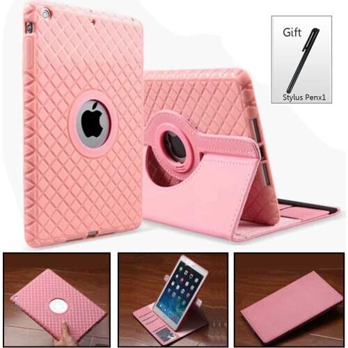 For iPad 9.7 2018 Case iPad 2017 9.7 Cover A1822 A1823 A1893 A1954 360 Degree Rotating PU Leather Covers For iPad 2018 9.7 Cases