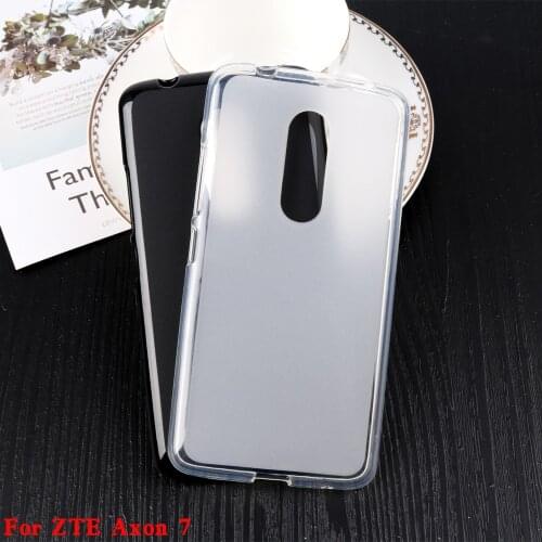 For ZTE Axon 7 5.5" Case ZTE Axon 7 Silicone Soft Tpu Back Cover Phone Cases For ZTE Axon7 COVER