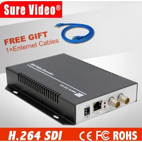 DHL Free Shipping H.264 SD /HD /3G SDI To IP Encoder Video Streaming Encoder IPTV Live Streaming RTSP RTMP Encoder For Youtube