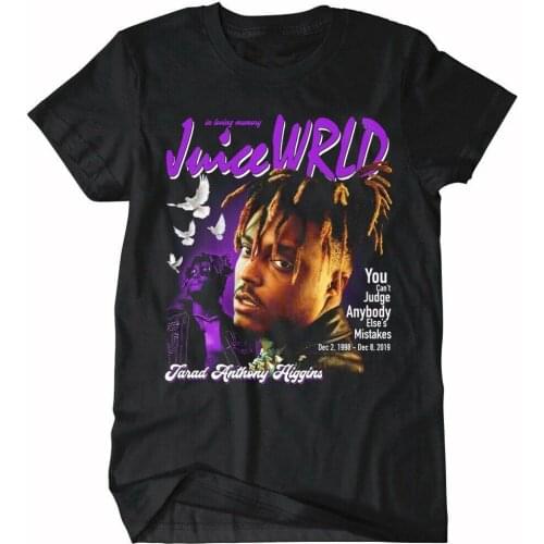 Juice WRLD T-shirt Quote RAP R&B HipHop Music Tee !!! 2019 Fashion Mans Short Sleeve Tee