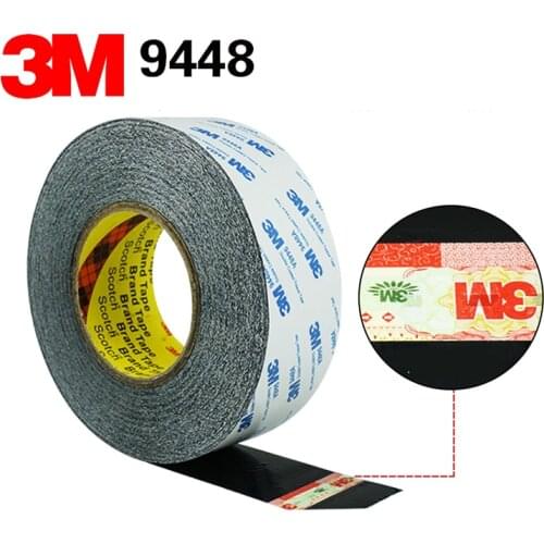 Original 3M Black Strong Sticky Glue Tape for Samsung iphone ipad Smart Phone Tablet Camera Lens Display Bezel Fix 9448 Scotch