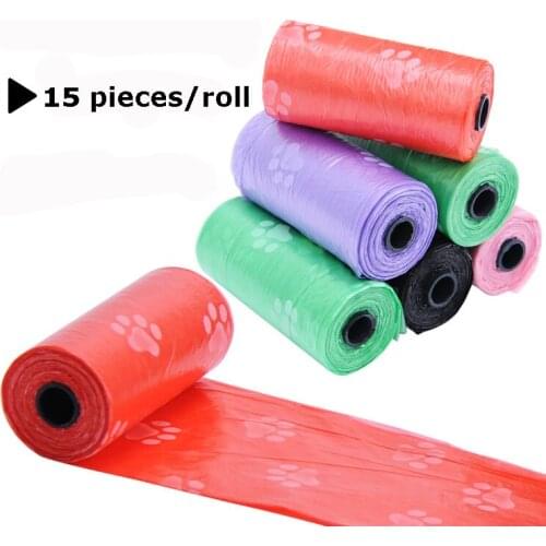 Dog Poop Bag Degradable Plastic Pet Dog Poop Bags For Dog Cat Toilet Clean Up Outdoor Waste Garbage Cleaning Bag