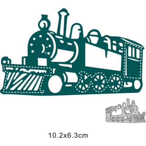 Metal Cutting Dies train travel Stencil For DIY Scrapbooking Photo Album Embossing Paper Cards Crafts christmas dies Cuts