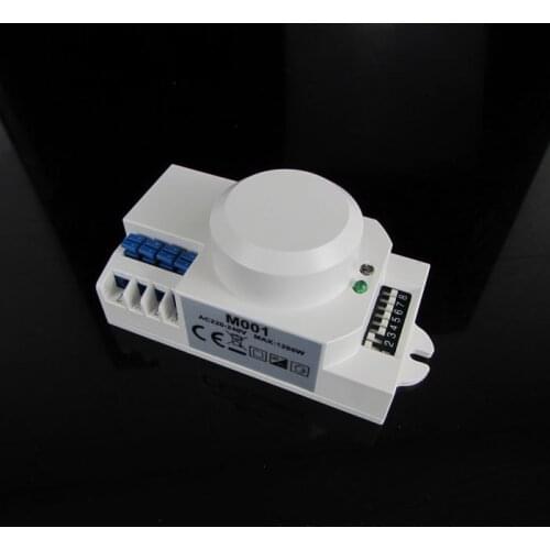 New style 220V/AC-240V/AC 360 degree Microwave Sensor Light Switch Induction Microwave Motion Sensor M001 Free shopping