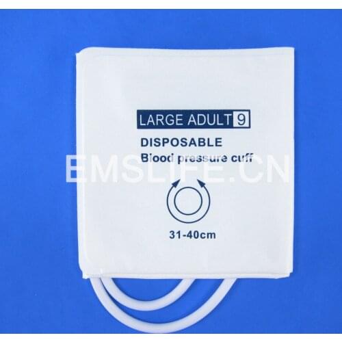 Extra large Adult disposable blood pressure cuff , two tube cuff Without TPU Bladder