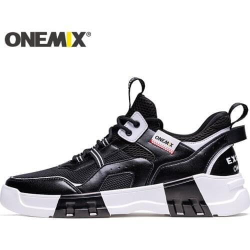 ONEMIX Men Casual Shoes Lightweight Comfortable Breathable Walking Sneakers Daddy New Chunky Shoes Platform Thick Heel Sneakers