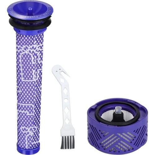 Pre-Filters and HEPA Post-Filters Compatible for Dyson V6 Series Cordless Vacuum Replaces Part No.965661-01&966741-01