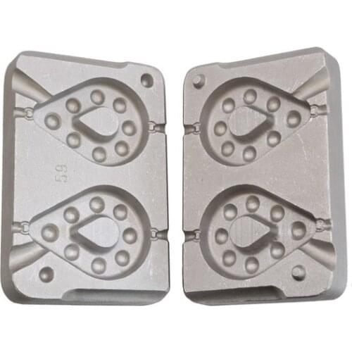 Mould lead Grippa Gr.250-280 F 59 Gancetti N ° 1 N ° 20 Gancetti free carp fishing