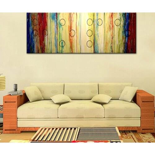 Hand Painted Abstract Oil Paintings on Canvas Pictures for Living Room Decor Modern Acrylic Landscape Texture Wall Art Unframed