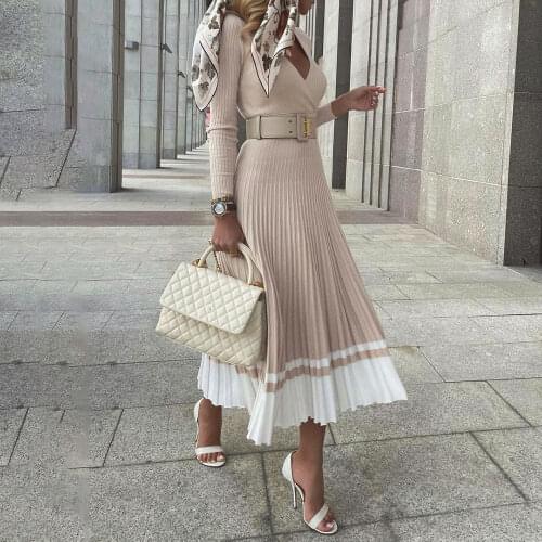 Sisjuly Fashionable Knitted Dresses