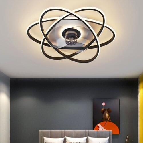 Nordic chandelier ceiling fan without blades bedroom ceiling fan lamp ceiling fans with lights decorative led ceiling lamps