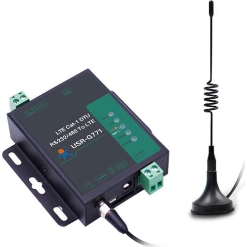 LTE CAT 1 Cellular Modem USR-G771-E GSM TCP UDP Transparent Transmission RS232 RS485 Interfaces