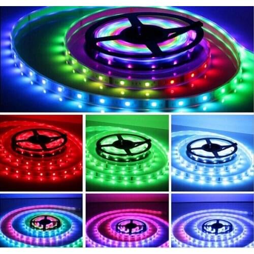 50m/lot free shipping DC12V 5m/roll WS2811 IC 5050 SMD Magic Color LED Strip 30led/m LED Programmable Strip Light IP67