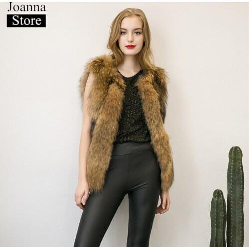 Winter Women Faux Fur Vest Thick Slim Furry Jacket Short Fake Fur Fluffy Warm Splice Western Style Vest Plus Size Female Jackets