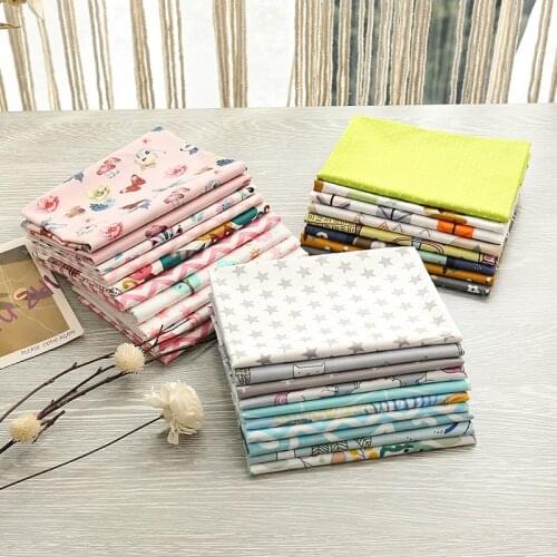 133*72 Cartoon Printed Cotton Fabric Patchwork Diy Fabrics For Sewing Childrens Bedding Boys Manual Lesson Materials TJ1333