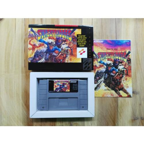 16Bit Games ** Sunset Riders ( USA Version!! Box+Manual+Cartridge!! )
