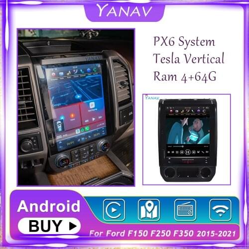 Car Stereo Radio Audio 2din Android Receiver For Ford F150 F250 F350 2015-2021 Auto Multimedia DVD Video Player GPS Navigation