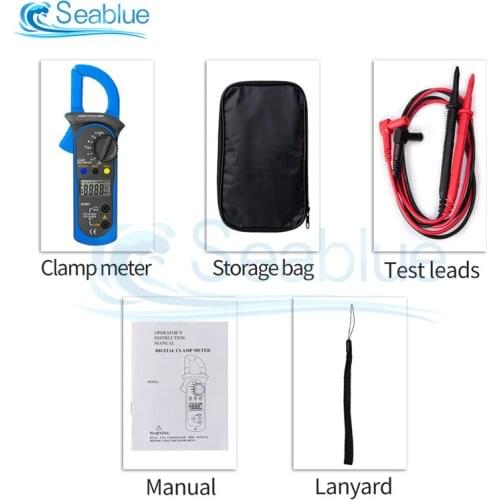 ST201 Digital Clamp Meter Digital Clamp Multimeter Without Battery High Precision Voltage And Current Meter Measuring Instrument