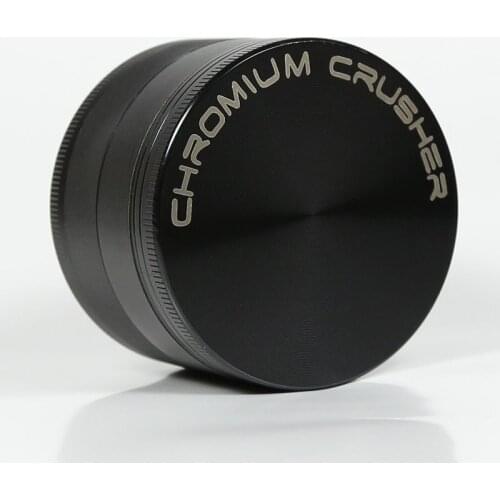 Black Smoke Crusher Hand Crank Muller Mill Pollinator Chicha Smoking Accessories Silver Herb Tobacco Spice Grass Grinder 2020