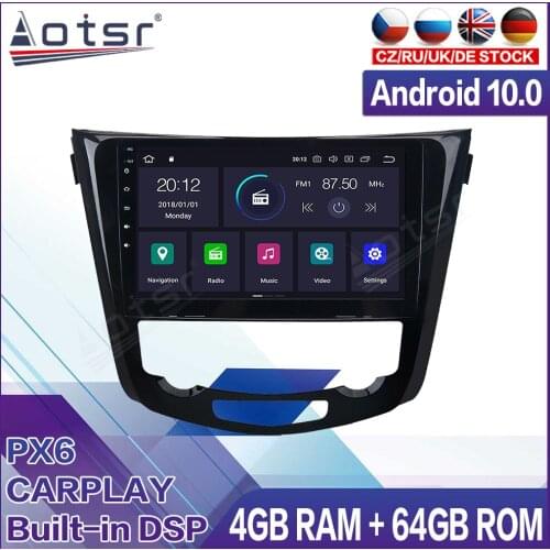 Android Radio Tape Recorder Car Multimedia Player Stereo For Nissan X-Trail Qashqai J10 J11 2014 - 2017 Head Unit GPS Navigation