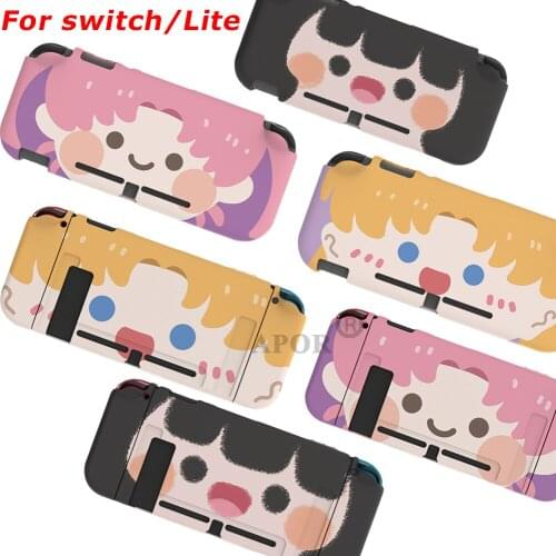 Cute Cartoon Anime Case For Nintendo Switch / Lite JoyCon Controller Shell Kawaii Hard TPU Protective Cover Accessories