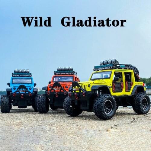 1:32 Jeep Gladiator Wrangler 2015 Alloy Car Model Diecasts & Toy Vehicles Toy Cars Kid Toys For Children Gifts Boy Toy