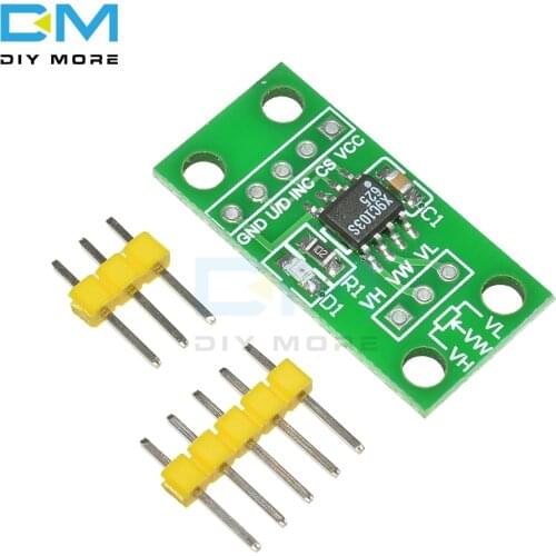 X9C103S Digital Potentiometer Board Module for Arduino DC 3V-5V 10K span potentiometer Diy KIT Electronic PCB Board