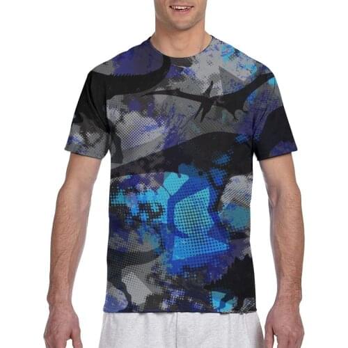 2020 Men T Shirt T-Shirt Summer Tops Tees Crew Neck tshirt Men Short Sleeve Shirt T-rex Dinosaur