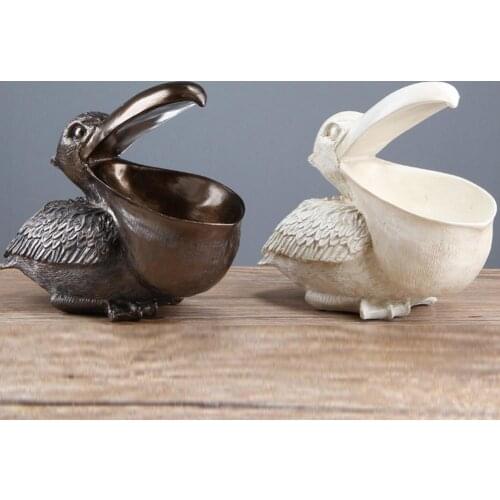 Pelican Model Keys Remote Control Phone Holder Home Living Room Desktop Decor Practical Storage Holder Rack