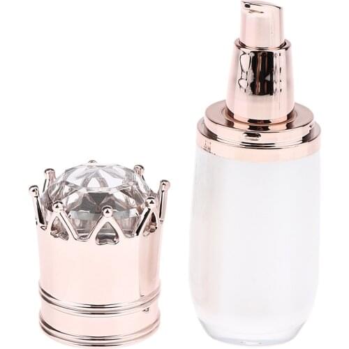 10 ML Empty Cosmetic Pump Bottle, Dispenser Bottle for Liquids, Gel