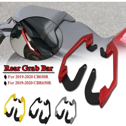 CNC Rear Passenger Pillion Seat Handle Bar Armrest Grab Bar Hand Rail Handrail For HONDA CB650R CBR650R CB CBR 650R 2019 2020