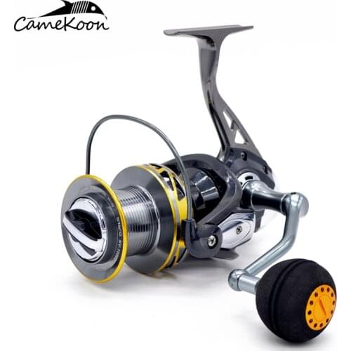 CAMEKOON NV8000-10000 Saltwater Spinning Fishing Reel 10KG Max Drag 4.1:1 Gear Ratio Smooth Carp Pike Fishing