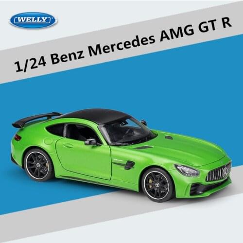 1:24 Scale Benz AMG-GTR Sports Car Model Diecast Alloy Metal Toy Car Model High Simulation Collection Boys Toy For Children Gift